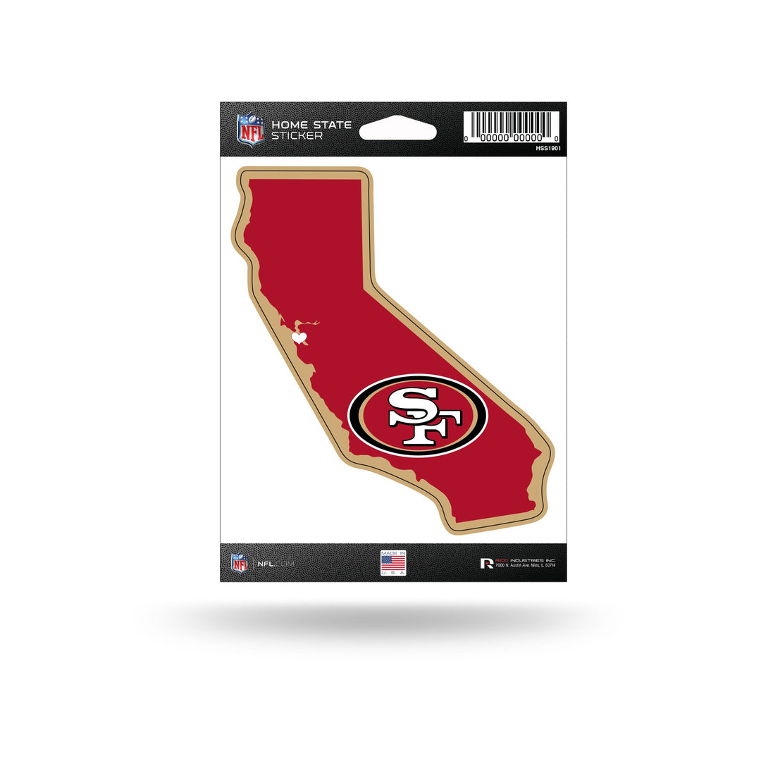 San Francisco 49ers Decal Home State Sticker - THE 4TH QUARTER