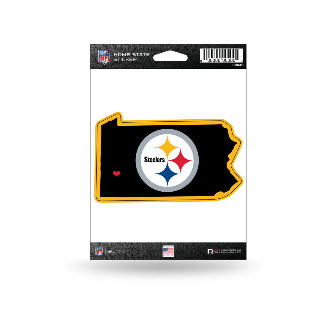 Pittsburgh Steelers Decal Home State Sticker - THE 4TH QUARTER