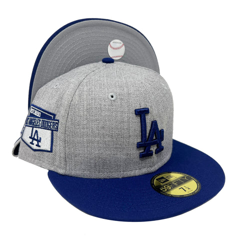 Los Angeles Dodgers Fitted New Era 59Fifty Est.1890 Heather Patch Hat Cap