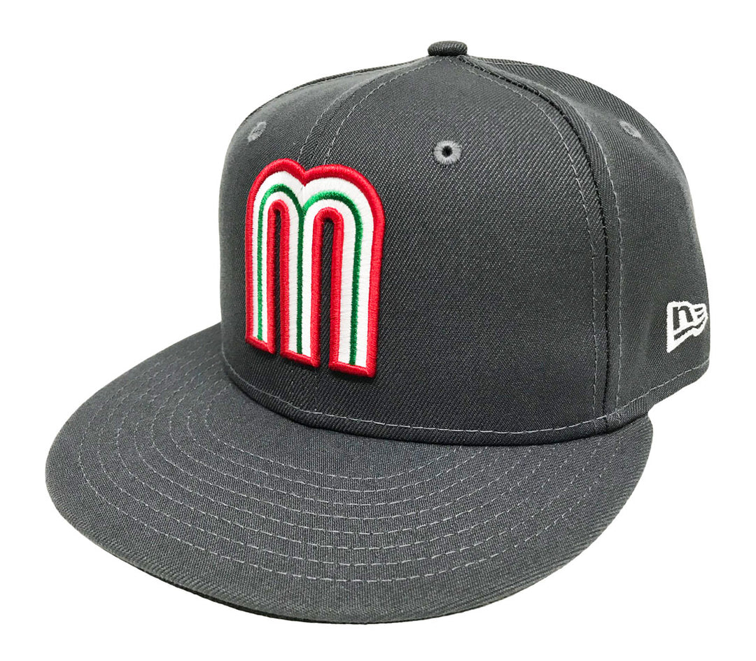 Mexico Fitted New Era 59FIFTY World Baseball Classics Dark Grey Hat Cap - THE 4TH QUARTER