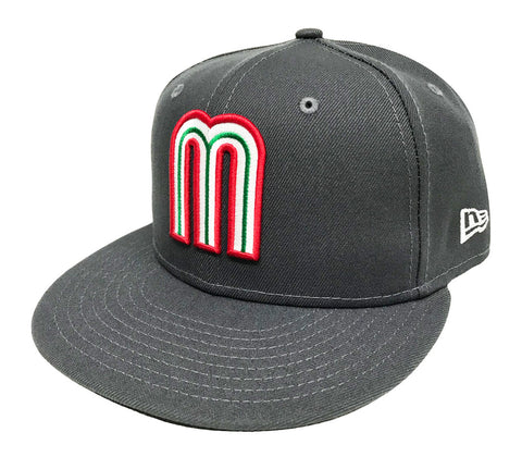 Mexico Fitted New Era 59FIFTY World Baseball Classics Dark Grey Hat Cap