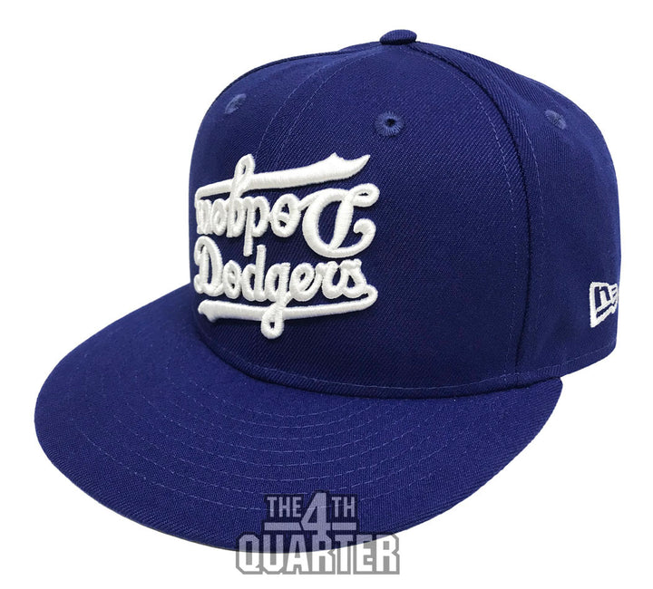 Los Angeles Dodgers Fitted New Era 59Fifty Flip Blue Cap Hat - THE 4TH QUARTER