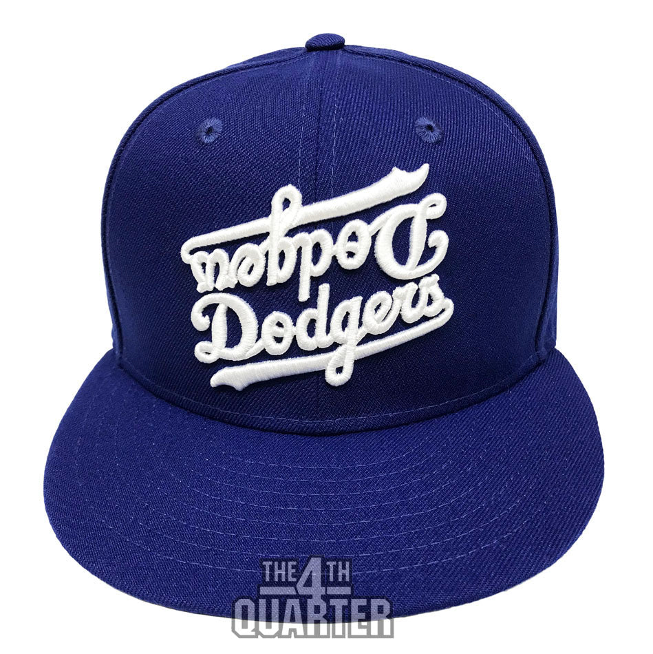 Los Angeles Dodgers Fitted New Era 59Fifty Flip Blue Cap Hat - THE 4TH QUARTER