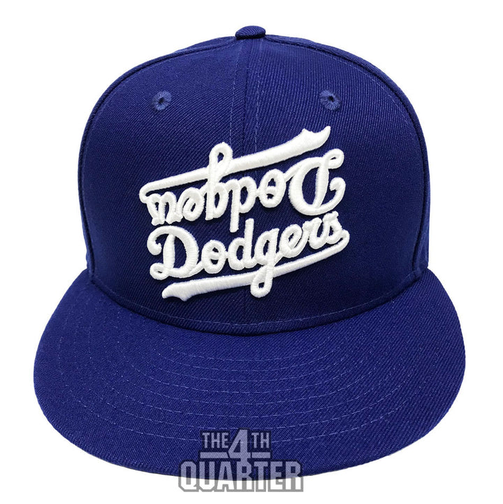 Los Angeles Dodgers Fitted New Era 59Fifty Flip Blue Cap Hat - THE 4TH QUARTER