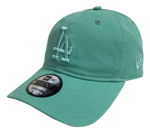 Los Angeles Dodgers Strapback New Era 9Twenty Adjustable Teal Cap Hat