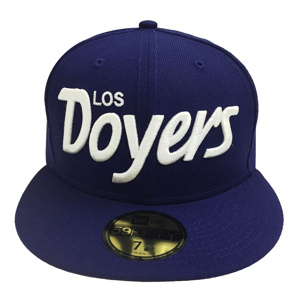 Los Angeles Dodgers Fitted New Era 59FIFTY Los Doyers Cap Hat Blue - THE 4TH QUARTER