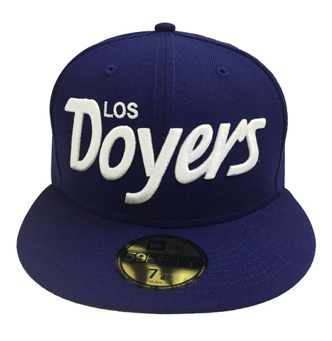 Los Angeles Dodgers Fitted New Era 59FIFTY Los Doyers Cap Hat Blue
