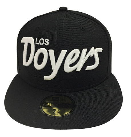 Los Angeles Dodgers Fitted New Era 59FIFTY Los Doyers Cap Hat Black
