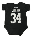 Oakland Raiders Infant (12-24 Months) Bo Jackson #34 Bodysuit Black