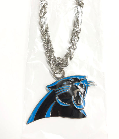 Carolina Panthers 15 Inch Metal Pendant Necklace