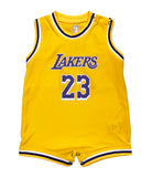 Los Angeles Lakers Infant Lebron James Romper Jersey Yellow