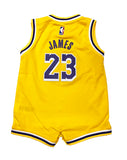 Los Angeles Lakers Infant Lebron James Romper Jersey Yellow