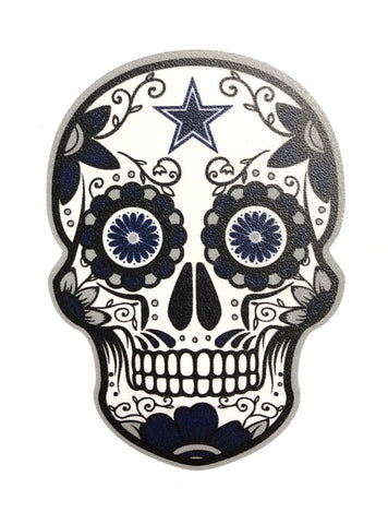 Dallas Cowboys Decal Skull Logo 2.5" X 3.5"  Small Sticker