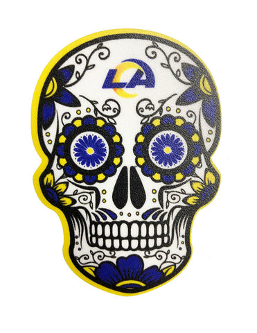 Los Angeles Rams Decal Skull Logo 2.5" X 3.5"  Small Sticker