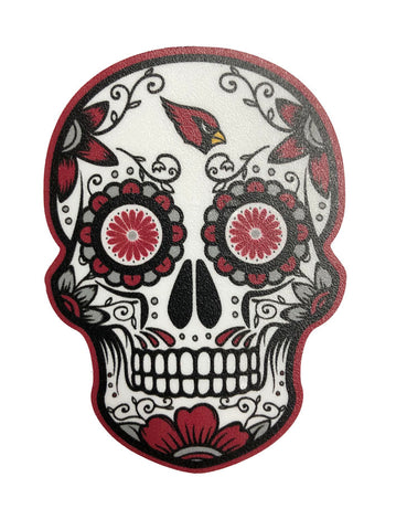 Arizona Cardnials Decal Skull Logo 2.5" X 3.5" Small Sticker