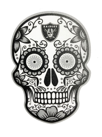 Oakland Raiders Decal Skull Logo 2.5" X 3.5" Small Sticker