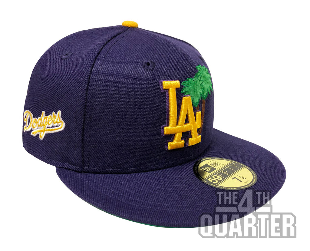 Los Angeles Dodgers Fitted New Era 59Fifty Lakers Purple Palm Word Pat –  THE 4TH QUARTER