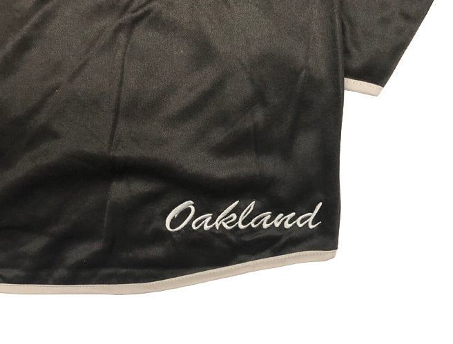 Raiders Womens Mitchell &amp; Ness Full Zip Hooded Sweatshirt Black - THE 4TH QUARTER