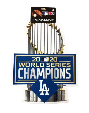 Los Angeles Dodgers 2020 World Series Champions Pennant Trophy