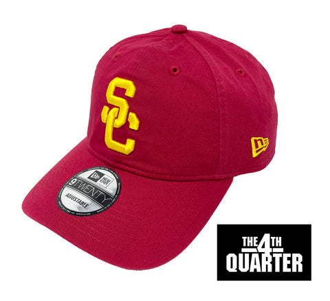 USC Trojans Adjustable New Era 9Twenty Strapback Cap Hat Burgundy