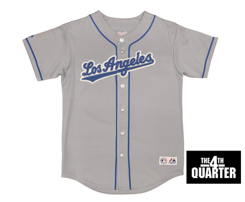 Los Angeles Dodgers Youth Jersey Majestic (8-20) Away Alternate Grey