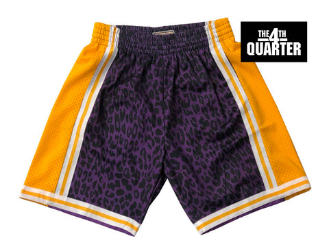 Los Angeles Lakers Mens Mitchell & Ness Wild Life Shorts