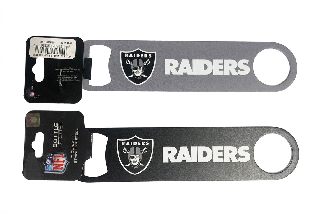 Raiders Steel Double Sided Bottle Opener
