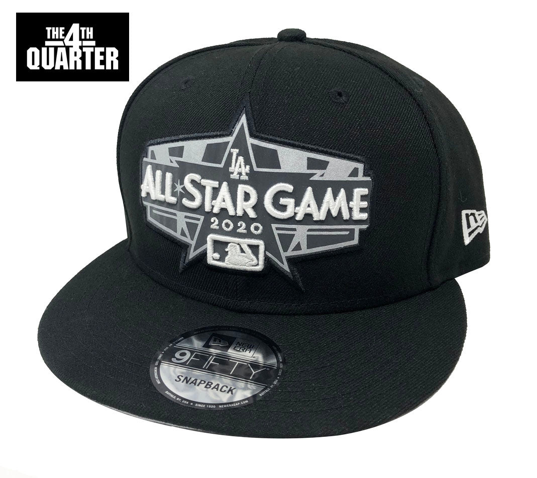 Los Angeles Dodgers Snapback New Era 9Fifty 2020 All Star Game Reflective Cap Hat Black - THE 4TH QUARTER