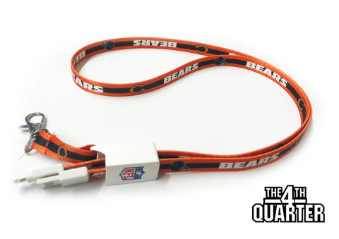 Chicago Bears Charging Cable Lanyard