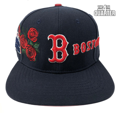 Boston Red Sox Pro Standard Snapback Roses 2018 WS Navy Cap Hat Pink UV