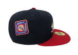Atlanta Braves Fitted New Era 59FIFTY Count the Rings World Series Cap Hat Grey UV