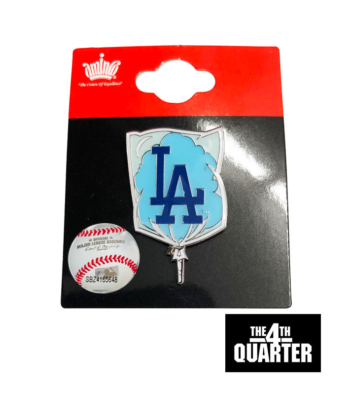 Los Angeles Dodgers Cotton Candy Lapel Pin - THE 4TH QUARTER