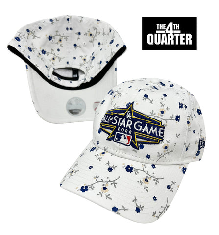 Los Angeles Dodgers Women Adjustable Strapback New Era 9Twenty All Star Game 2022 Blossom Cap Hat White