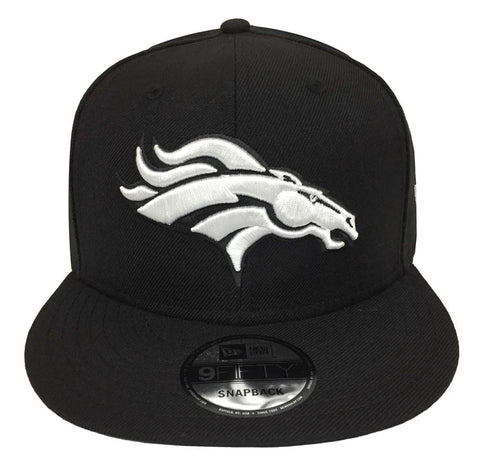 Denver Broncos Snapback New Era 9FIFTY Black White Hat Cap