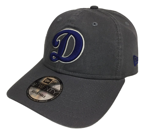 Los Angeles Dodgers Strapback Adjustable New Era 9Twenty D Charcoal Grey Cap Hat