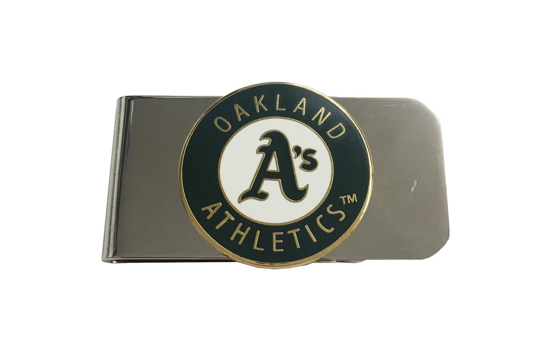Oakland Athletics Steel Logo Money Clip - THE 4TH QUARTER