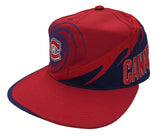 Montreal Canadiens Snapback Vintage Retro Cap Hat Red Blue