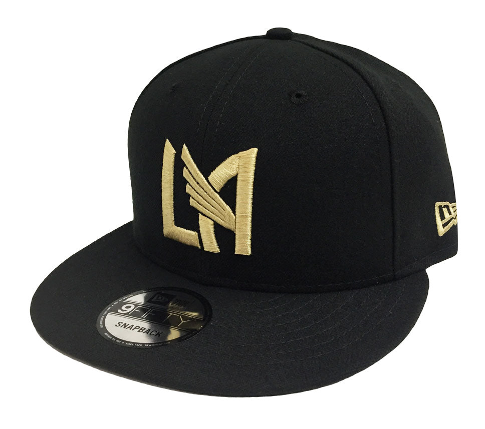 Los Angeles FC Snapback New Era 9Fifty Basic Logo Black Cap Hat - THE 4TH QUARTER