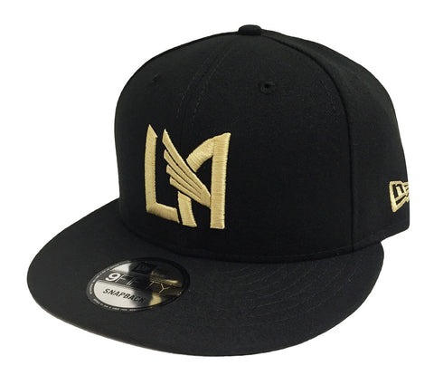 Los Angeles FC Snapback New Era 9Fifty Basic Logo Black Cap Hat