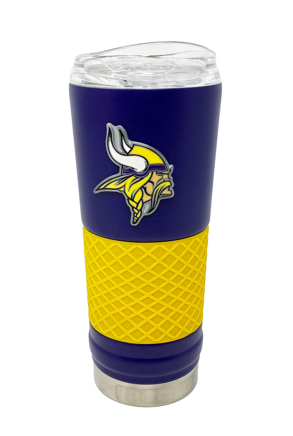 Minnesota Vikings 24 oz. Draft Tumbler Travel Mug Cup - THE 4TH QUARTER
