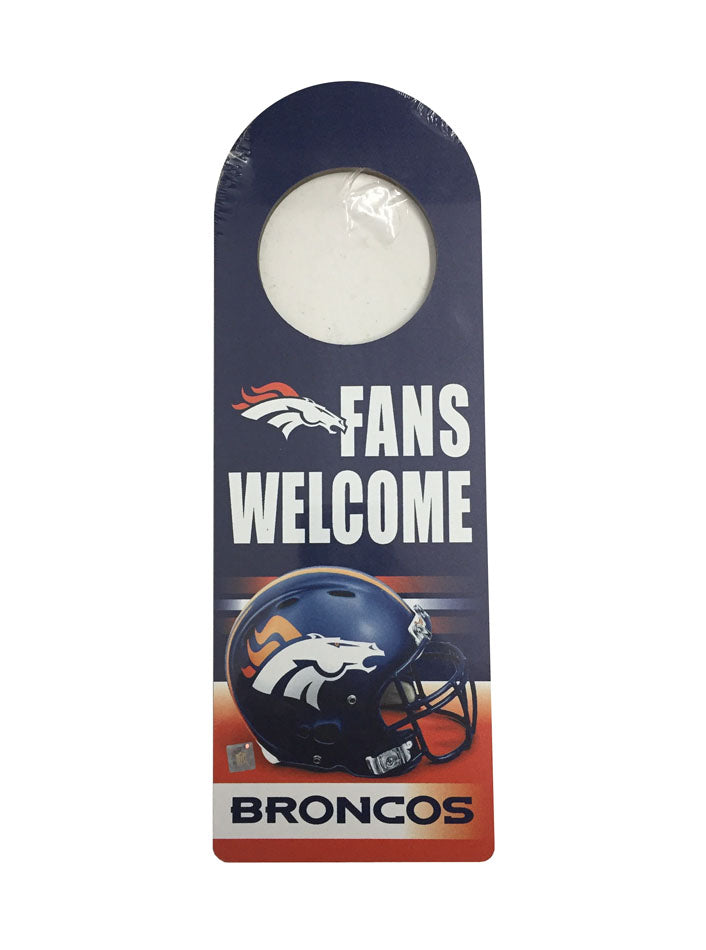 Denver Broncos Door Hanger Sign - THE 4TH QUARTER