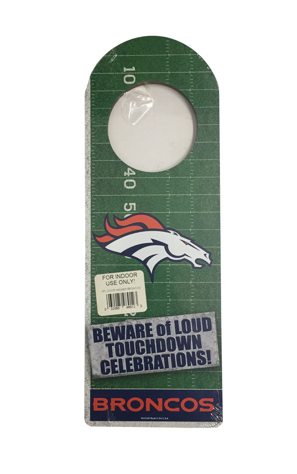 Denver Broncos Door Hanger Sign - THE 4TH QUARTER