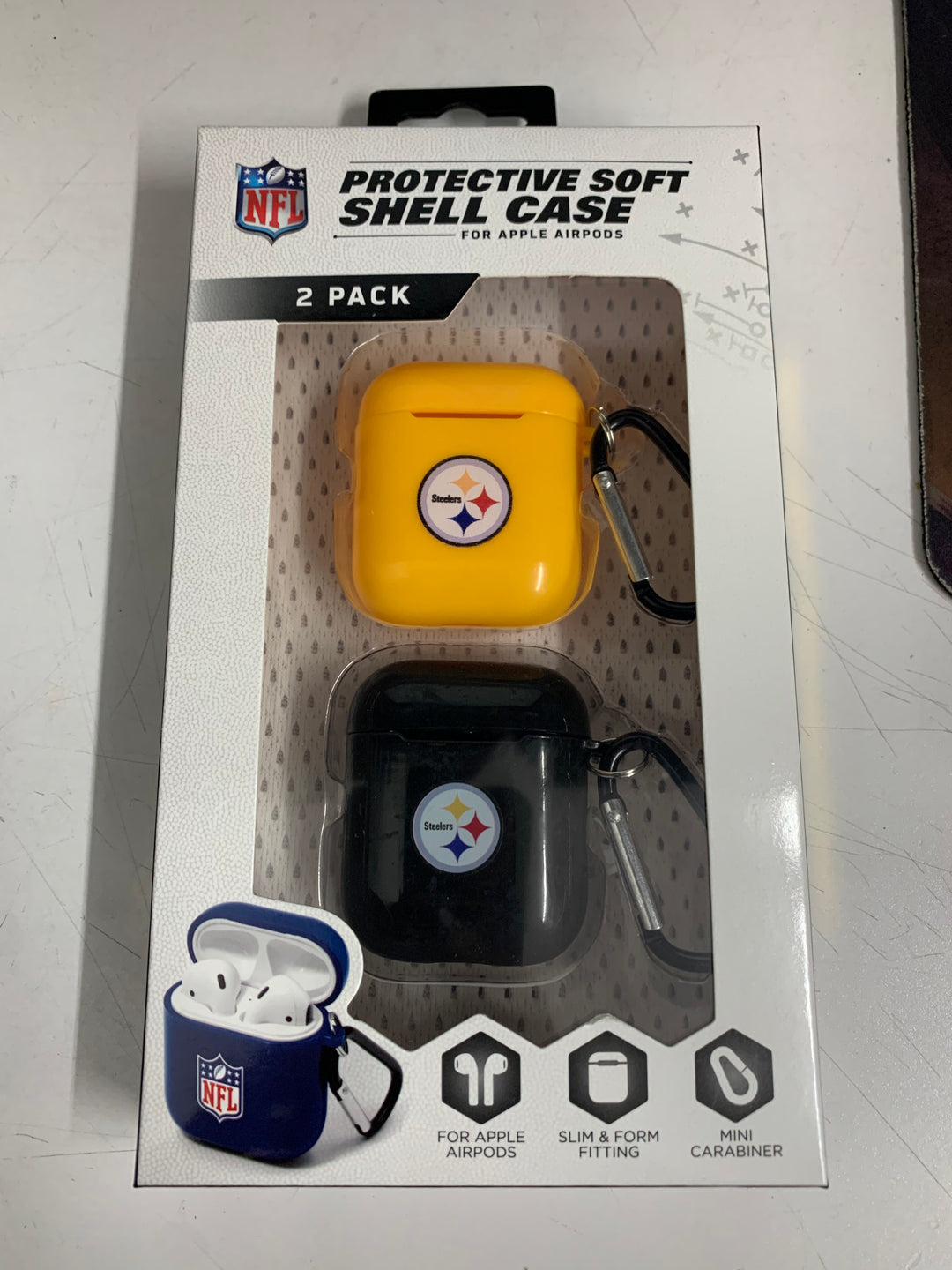 Pittsburgh Steelers 2pk AirPods Case Cover - THE 4TH QUARTER