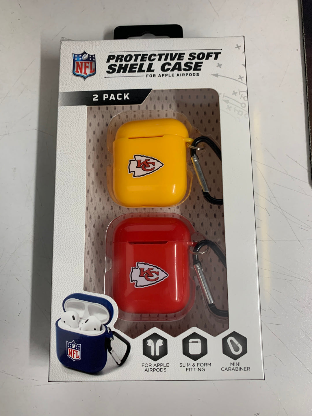 Kansas City Chiefs 2pk AirPods Case Cover - THE 4TH QUARTER