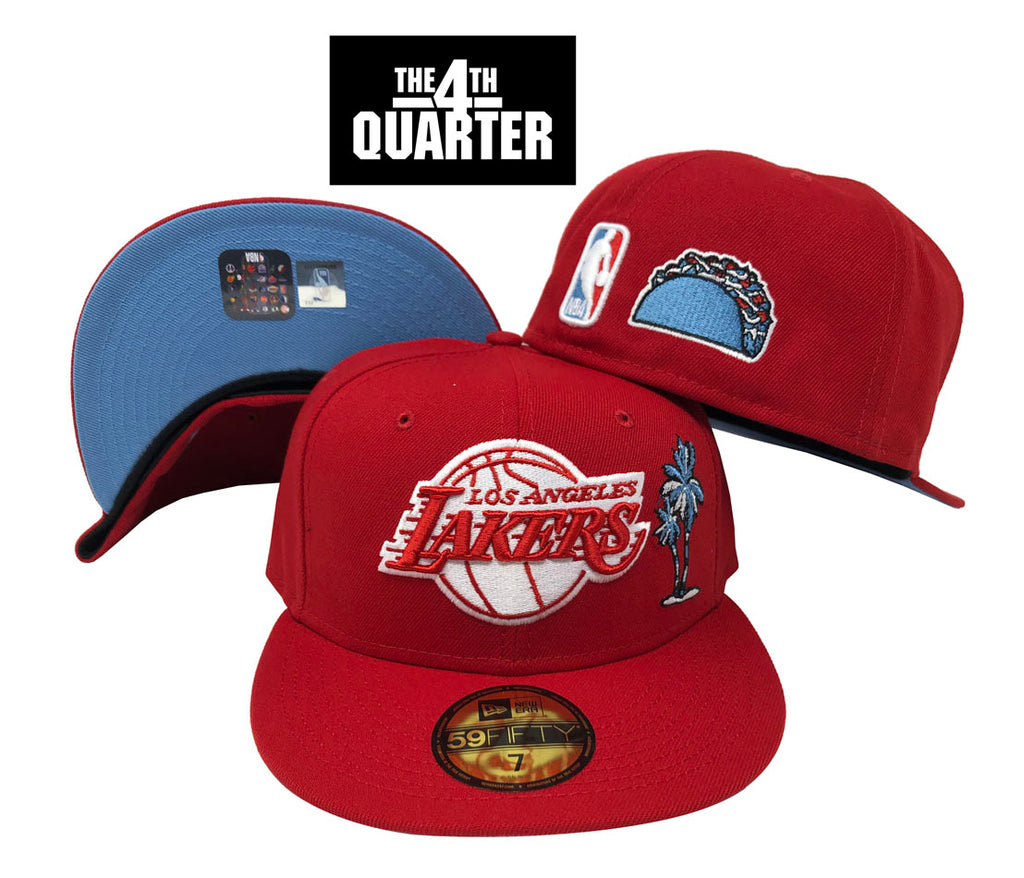 Red and black lakers hat shop