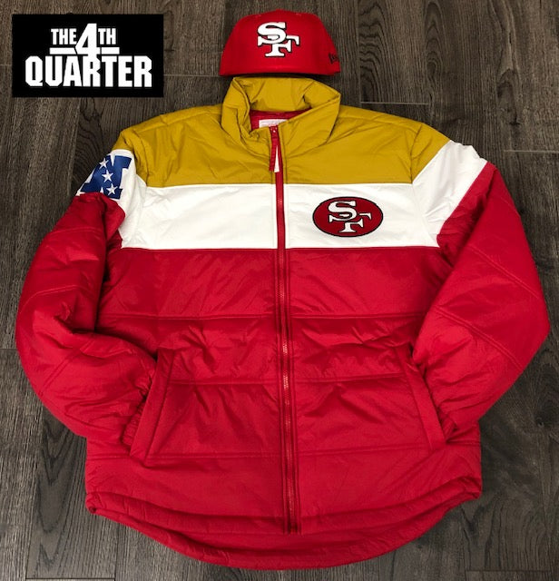 San Francisco 49er's Men's Mitchell & Ness In The Clutch Jacket – THE ...