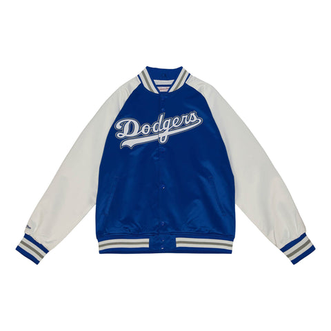 Los Angeles Dodgers Mens Mitchell & Ness Primetime Blue White Jacket