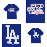 Los Angeles Dodgers Mens T-Shirt New Era 1981 World Series Blue