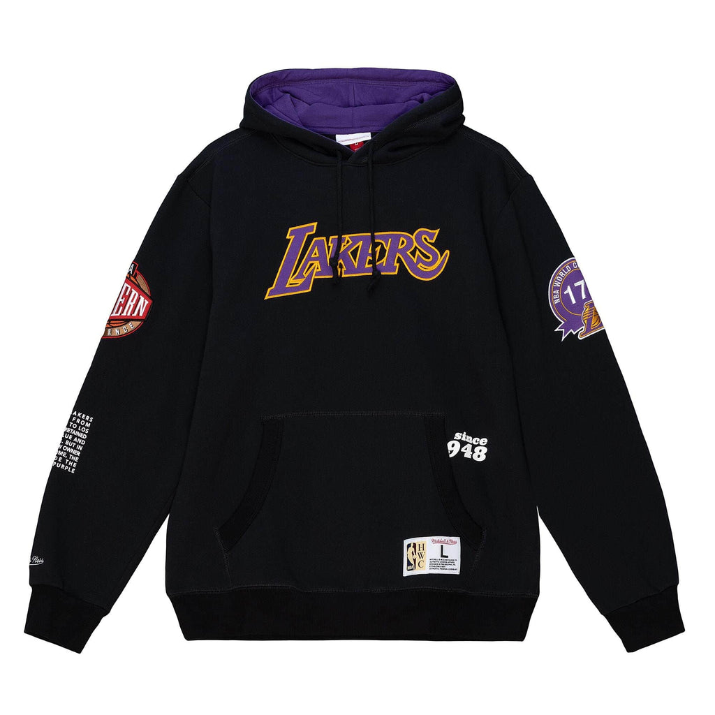 Los Angeles Lakers Mitchell & Ness Origins Fleece Hoody Black