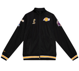 Los Angeles Lakers Mens Mitchell & Ness Champ City Black Track Jacket